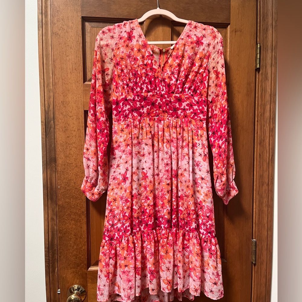 Calvin Klein size 2 Pink floral dress